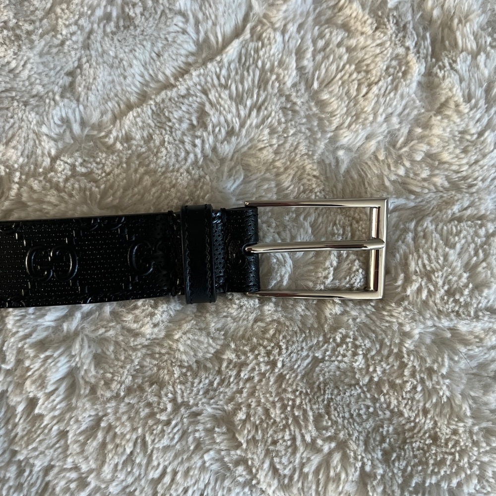 Gucci Web Print Belt